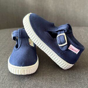 Cienta T-Strap Navy Toddler Shoes Size (21C)